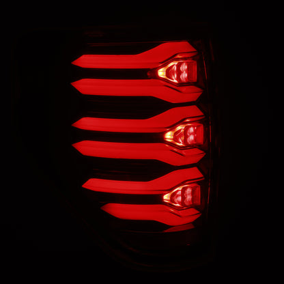 AlphaRex LUXX-Series LED Tail Lights Alpha-Black | Ford F150 (09-14) (653080)