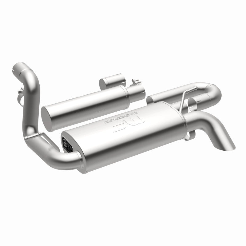 Magnaflow Overland Series Axle-Back Perf Exhaust System (REAR): Jeep Wrangler JL 18-25 2.0L / 3.6L
