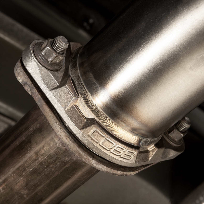 COBB 2024+ Toyota Tacoma High Clearance Exhaust Turndown Exhaust Tip 304L SS Exhaust, Mufflers & Tips offroad accessory | Iron Ridge Offroad
