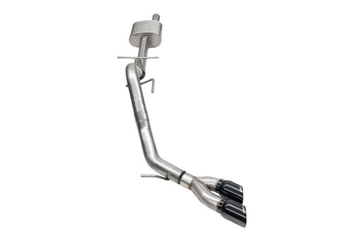 Corsa 2024 - 2025 Ford Ranger 3in Cat - Back Exhaust 4in Black PVD Pro - Series Slash Cut Twin Tip Exhaust offroad accessory | Iron Ridge Offroad