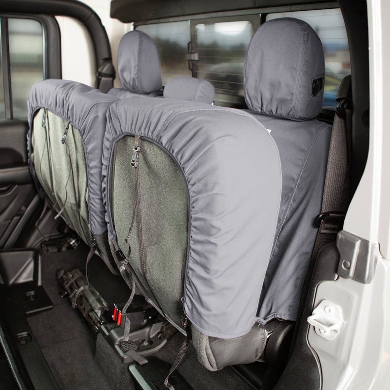 Covercraft Carhartt SeatSaver Second Row Seat Covers | Chevrolet Silverado / GMC Sierra (19-24) Seats offroad accessory | Iron Ridge Offroad