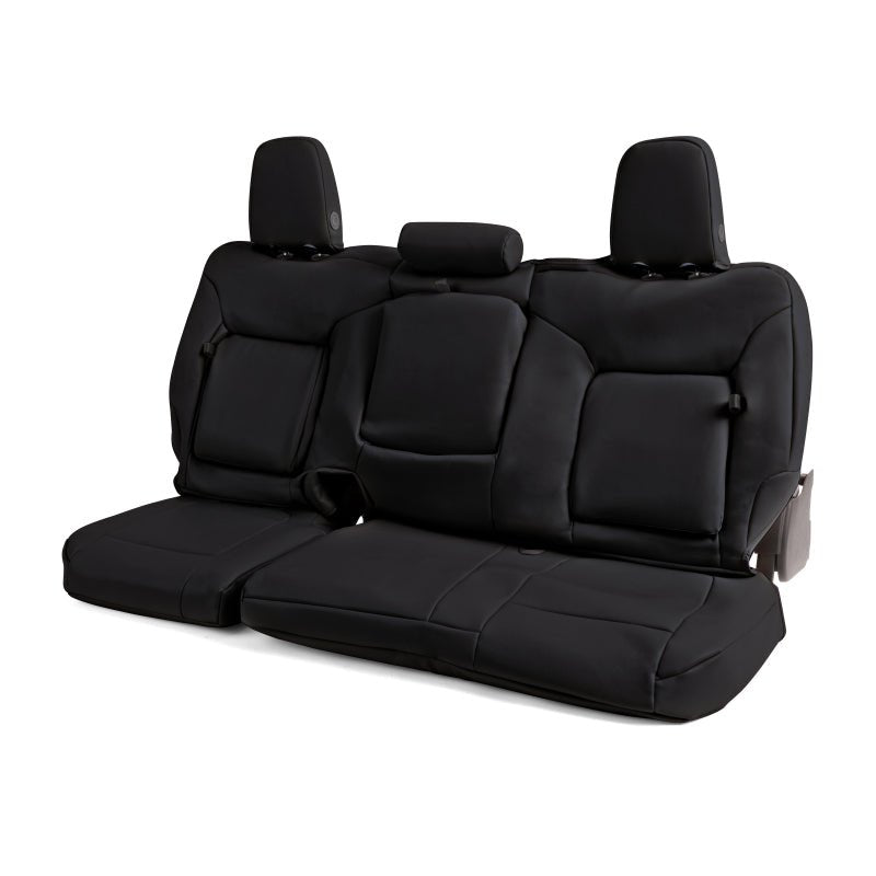 Covercraft Second Row Seat Covers | Chevrolet Silverado 1500/2500HD/3500HD (19-26) / GMC Sierra 1500/2500HD/3500HD (19-26) (GTC4140LTBK) Seats offroad accessory | Iron Ridge Offroad