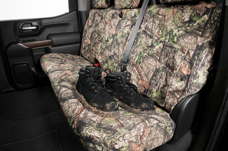 Covercraft Second Row SeatSaver Camo Seat Covers | Chevrolet Silverado / GMC Sierra (19-24) (SSC8489CAMB) Seats offroad accessory | Iron Ridge Offroad