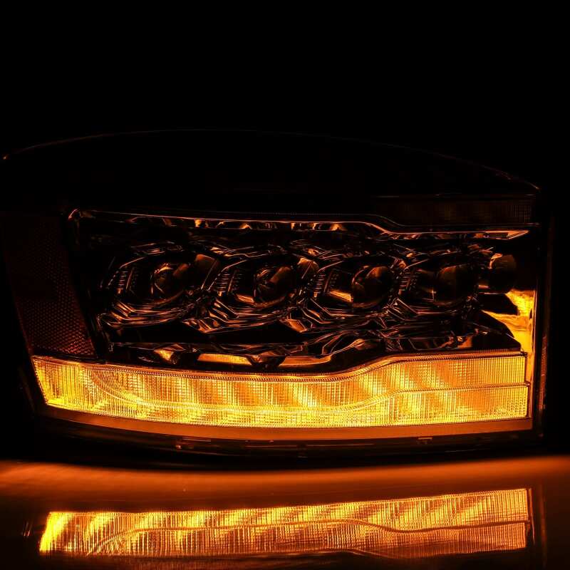 AlphaRex NOVA LED Projector Headlights (Chrome): Dodge Ram 1500 (06-08) & 2500/3500 (06-09)