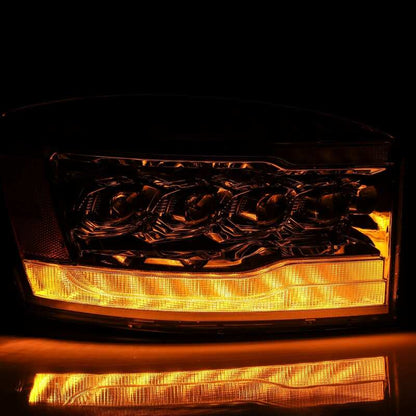 AlphaRex NOVA LED Projector Headlights (Chrome): Dodge Ram 1500 (06-08) & 2500/3500 (06-09)