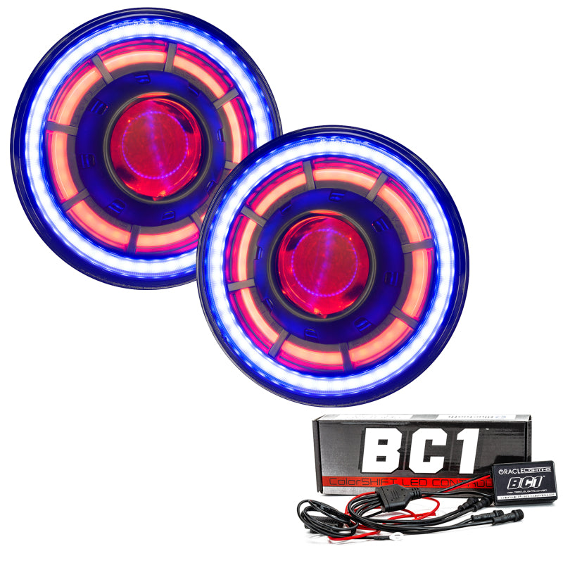 ORACLE Lighting ColorSHIFT Bi-LED Projector Headlights (FRONT): Jeep Wrangler (07-18)