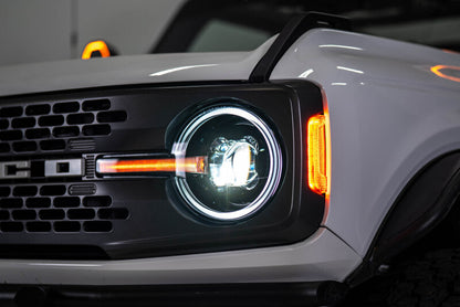 DV8 Offroad Black Headlights | Ford Bronco (21-26) (HLCBR-01)