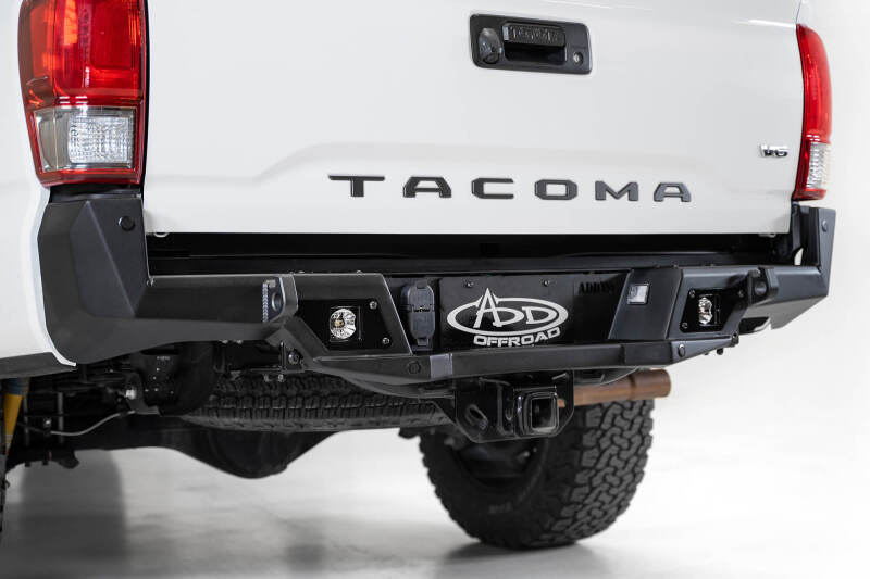Addictive Desert Designs 16-19 Toyota Tacoma Stealth Fighter Rear Bumper w/ Backup Sensor Cutouts | Toyota Tacoma (20-23) (R681241280103)