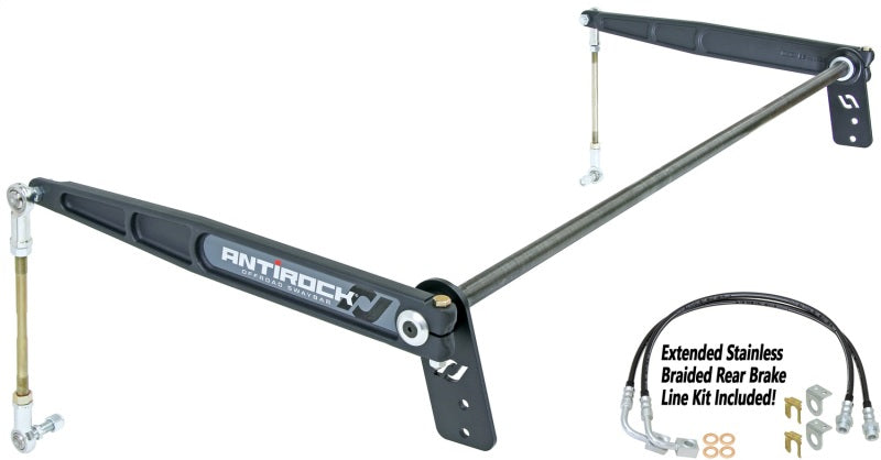 RockJock JK Antirock Sway Bar Kit | Jeep Wrangler JK Rear (RJ-236200-101)