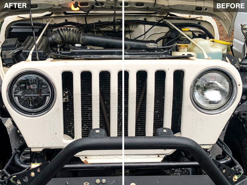 Raxiom Axial LED Headlights | Jeep Wrangler TJ/JK (97-18) (J108039)