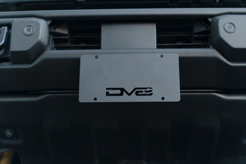 DV8 Offroad Capable Bumper Front License Plate Mount | Ford Bronco (21-26) (LPBR-04)