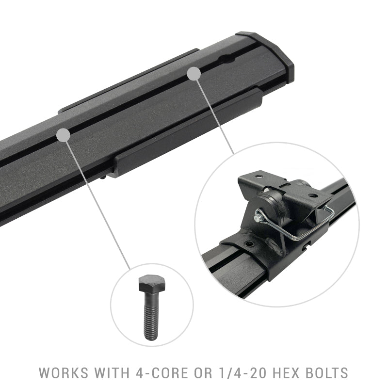 Go Rhino XRS Cross Bars Kit | Jeep Gladiator / Toyota Tacoma / Nissan Frontier (19-26) / (16-22) / (05-21) (5935000T)
