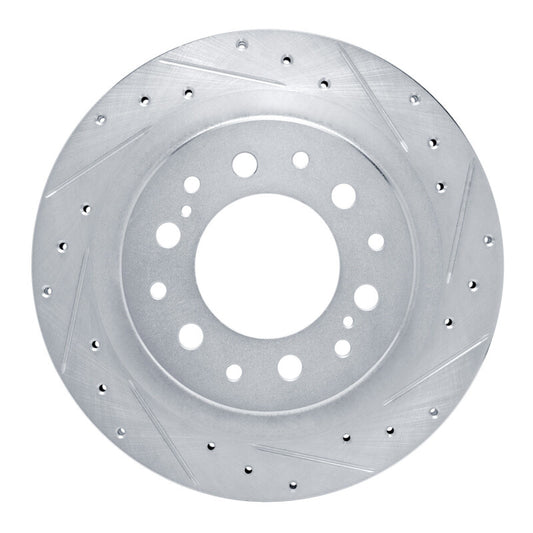 R1 2022-2025 Lexus GX550 Rear Drilled & Slotted Brake Rotor | Toyota Tundra (22-26) (EDZ-76163R)