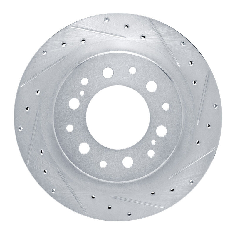 R1 2022-2025 Lexus GX550 Rear Drilled & Slotted Brake Rotor | Toyota Tundra (22-26) (EDZ-76163R)