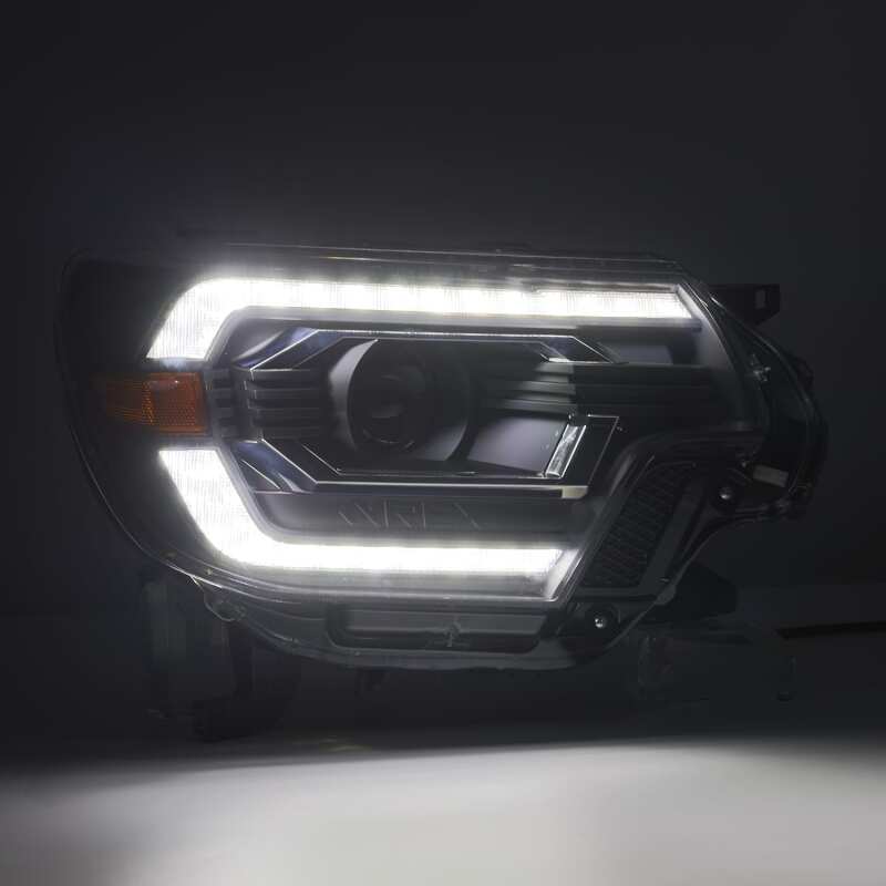 AlphaRex LUXX-Series LED Projector Headlights Plank Style Black | Toyota Tacoma (12-15) (880751)