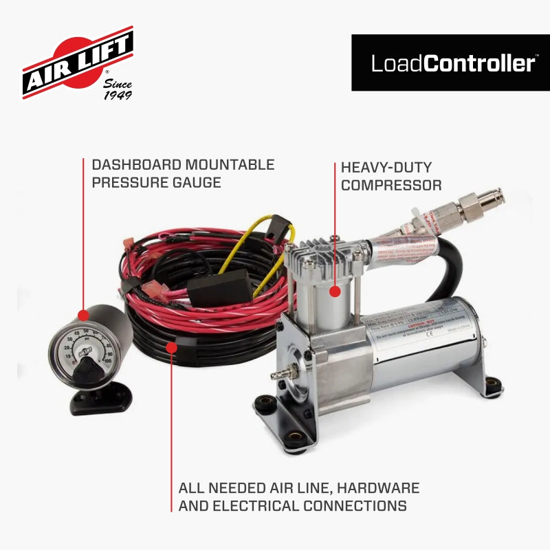 Air Lift 2019-26 Ford Ranger Load Controller Single Heavy Duty Compressor | Ford Ranger (19-26) (25854)