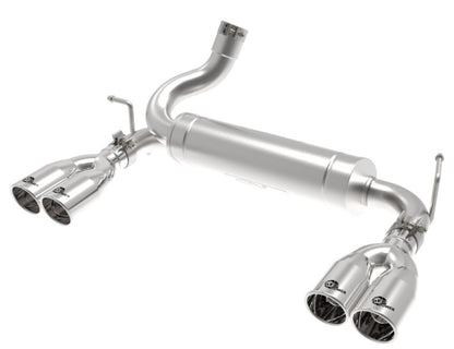 aFe Rebel Series 2.5" Axle-Back Exhaust Polished Tips (REAR): Jeep Wrangler JK 2007-2018 3.8/3.6L