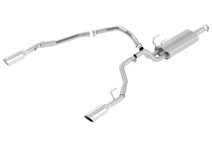 Borla S-Type Cat-Back Exhaust (Polished Tips, Thru Bumper): Dodge Ram 5.7L Hemi (09-18)