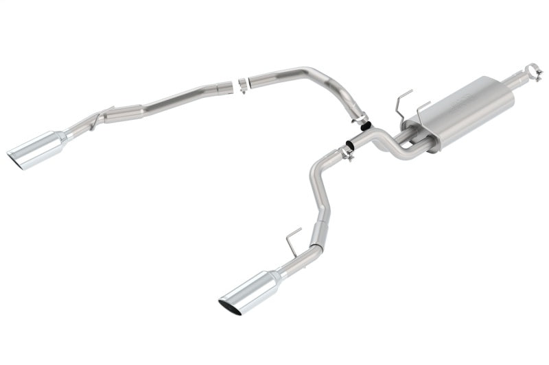 Borla S-Type Cat-Back Exhaust (Polished Tips, Thru Bumper): Dodge Ram 5.7L Hemi (09-18)