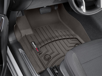 WeatherTech 2019+ Chevrolet Silverado 1500/2500/3500HD Crew Cab Front FloorLiner - Cocoa | Chevrolet Silverado (19-26) / GMC Sierra (19-26) (4714361)