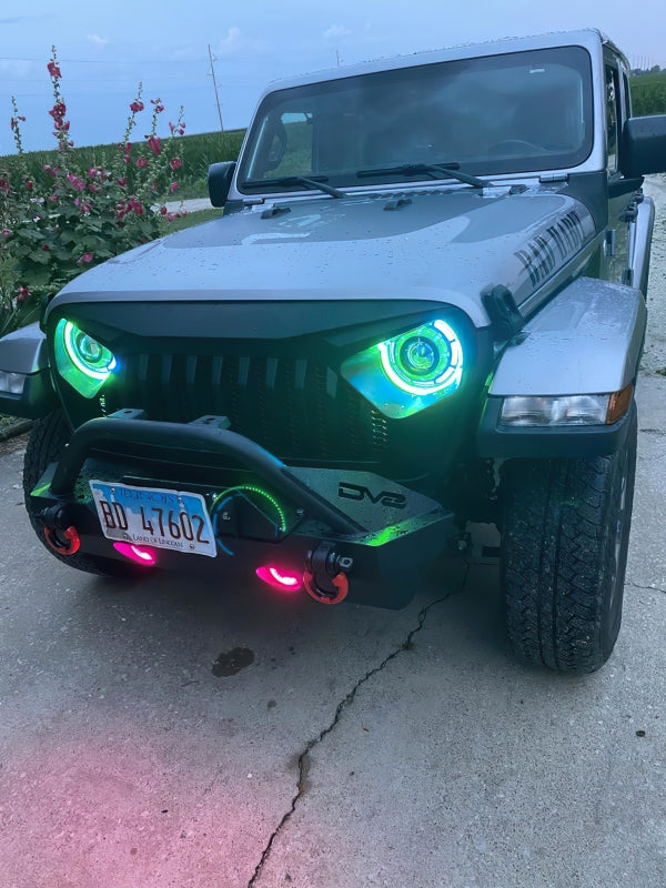 ORACLE Lighting Bi-LED Projector Headlights w/ BC1 Controller: Jeep Gladiator / Wrangler JL (18-24)