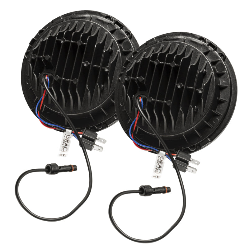 Oracle Lighting High Powered Black LED Headlights: Jeep Wrangler (07-17) / Wrangler JK (18)