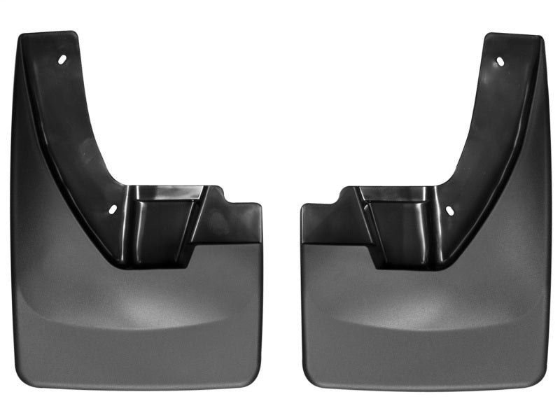 WeatherTech Front MudFlaps (2PC, Black): Dodge Ram 2009 - 2018 w/ Flares (1500, 2500, 3500)