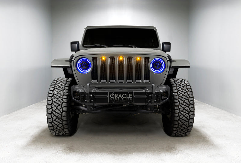 ORACLE Lighting Bi-LED Projector Headlights: Jeep Wrangler / Gladiator (18-24)