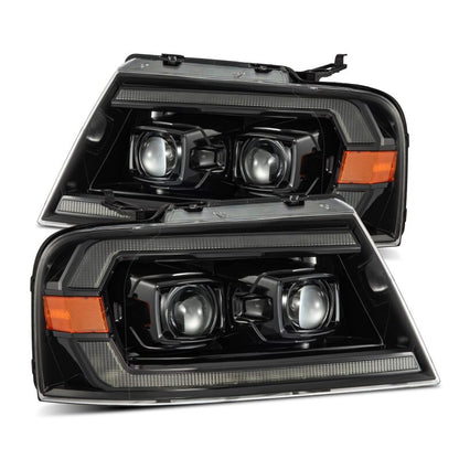 AlphaRex LUXX-Series Alpha-Black Projector Headlights | Ford F150 / Lincoln Mark LT (04-08) (880133)