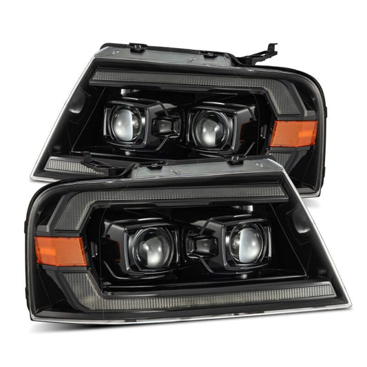 AlphaRex LUXX-Series Alpha-Black Projector Headlights | Ford F150 / Lincoln Mark LT (04-08) (880133)