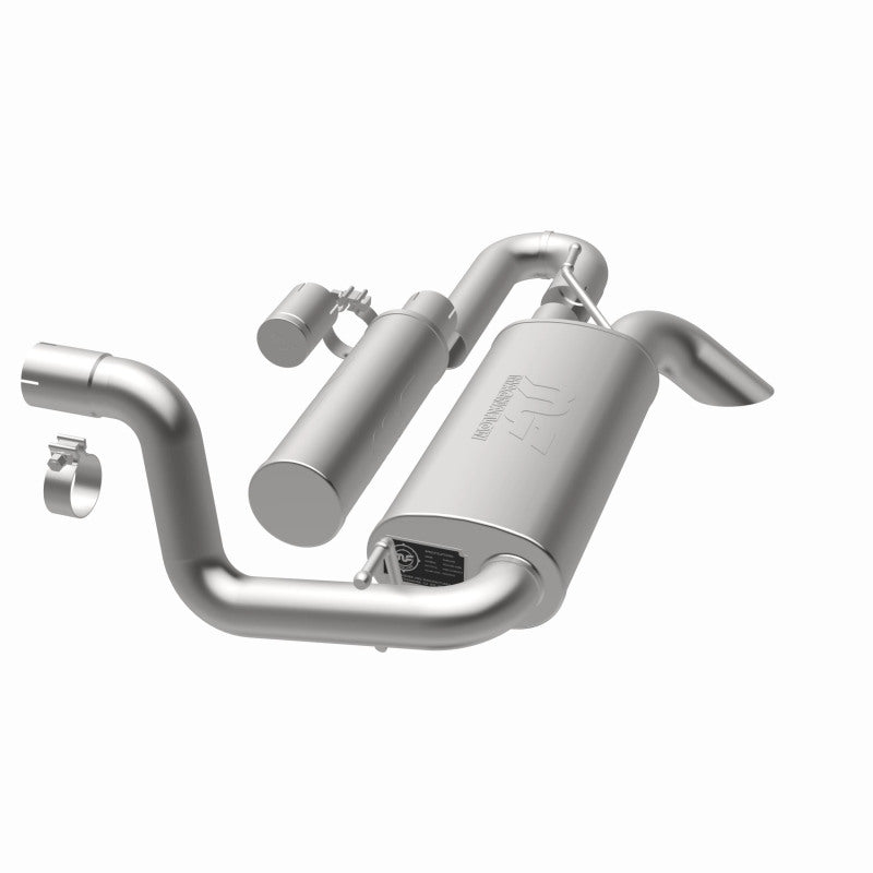 Magnaflow Overland Series Axle-Back Perf Exhaust System (REAR): Jeep Wrangler JL 18-25 2.0L / 3.6L