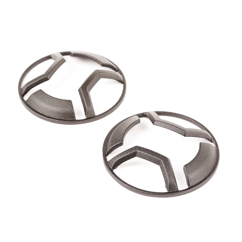 Rugged Ridge Elite Cast Aluminum Side Marker Guard Kit: Fits Most Jeep Wrangler Models (2007-2018)