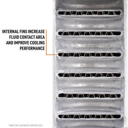 Mishimoto Transmission Cooler Thicker Core (FRONT): RAM 2500/3500 2019-2023 6.7L Cummins