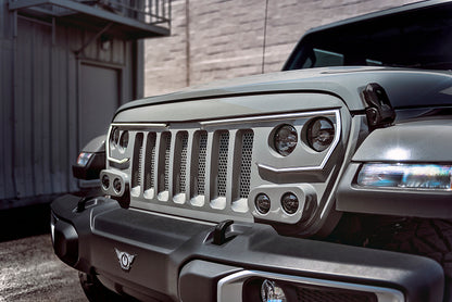 Oracle Lighting Vector Series Full LED Grille: Jeep Wrangler (18-23) / Gladiator (20-23)