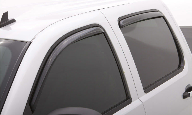 LUND Ventvisor Elite 4-Piece Window Deflector Kit: Dodge Ram 1500 Crew Cab (19-24) - Blue Grey