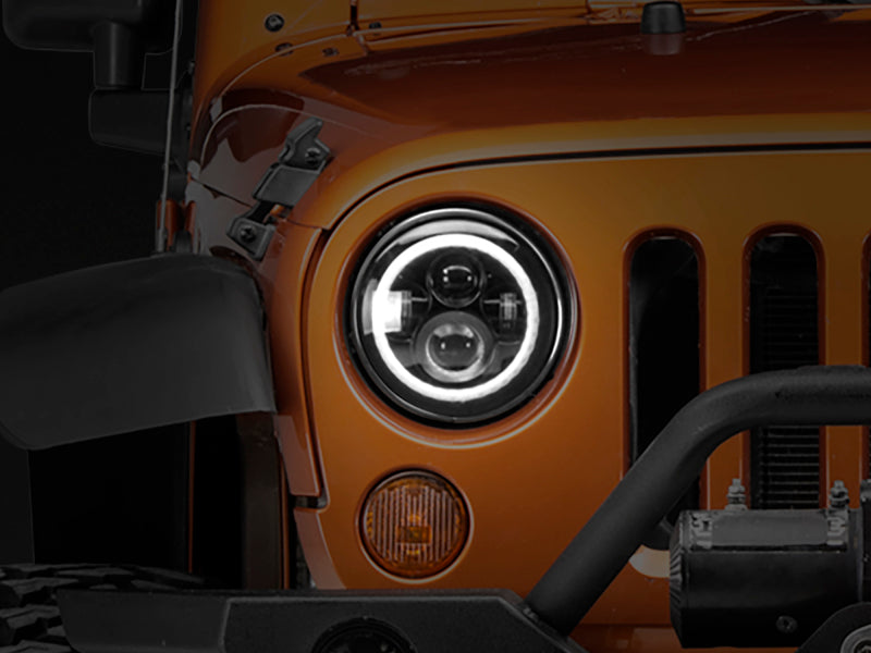 Raxiom 97-18 Jeep Wrangler Axial Halo Headlights | TJ/JK (J108037)