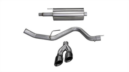 Corsa Black Sport Dual Exhaust | Ford F-150 (15-17, 18-20) 5.0L V8 (14837BLK)