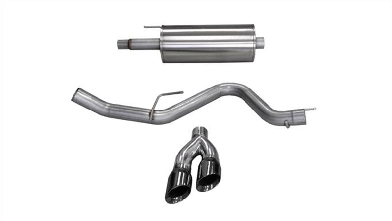 Corsa Black Sport Dual Exhaust | Ford F-150 (15-17, 18-20) 5.0L V8 (14837BLK)