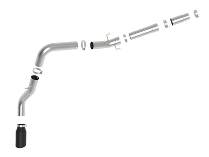 aFe 5in DPF-Back Alum Steel Exhaust System | Ram 2500/3500 (19-20) 6.7L Diesel (49-02078-B)