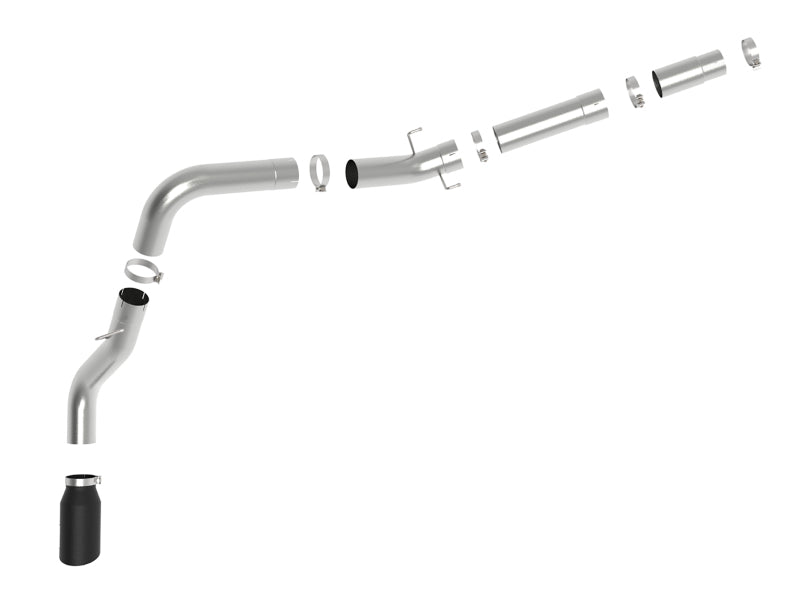aFe 5in DPF-Back Alum Steel Exhaust System | Ram 2500/3500 (19-20) 6.7L Diesel (49-02078-B)