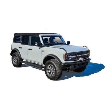 Westin Grate Steps Running Boards | Ford Bronco (21-26) 75 in Textured Black (27-74725)