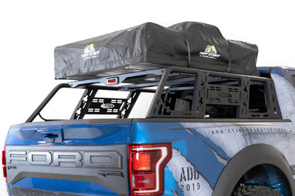 Addictive Desert Designs Overlander Chase Rack w/ 3rd Brake Light | Ford F-150 / Raptor (21-23) (C118822000103)