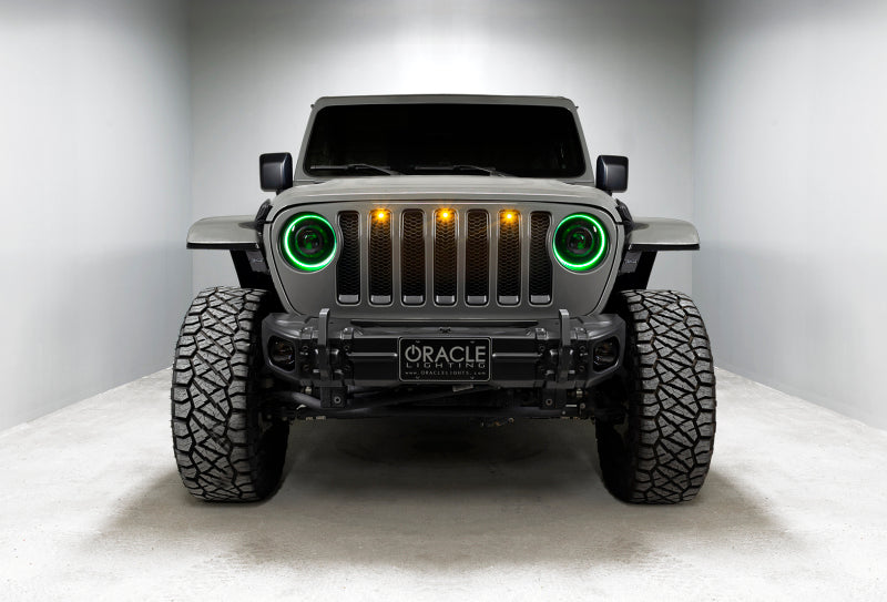 ORACLE Lighting Bi-LED Projector Headlights: Jeep Wrangler / Gladiator (18-24)