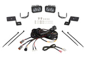Diode Dynamics 21-22 Ford F-150 SSC2 Stage Series Backlit Ditch Light Kit Sport - White Combo