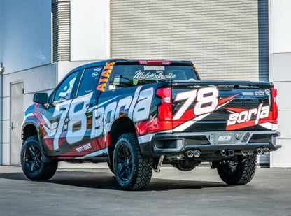Borla 6.2L SS ATAK Catback Exhaust | Chevrolet Silverado 1500 / GMC Sierra 1500 (19-26) (140776CF)