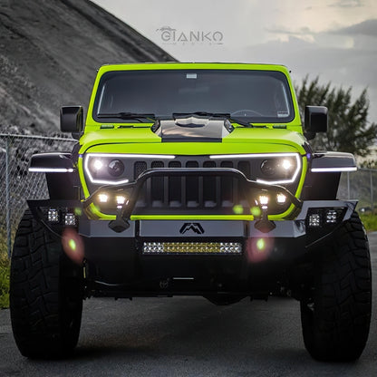 Oracle Lighting Vector Series Full LED Grille: Jeep Wrangler (18-23) / Gladiator (20-23)
