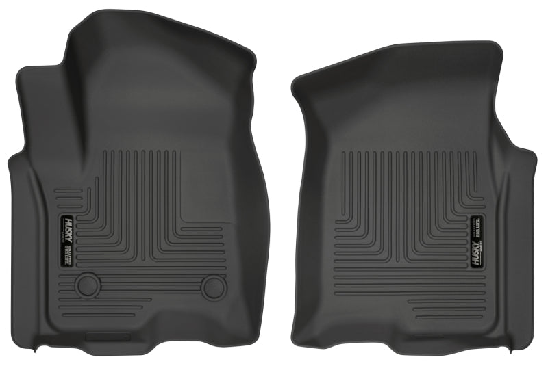 Husky Liners WeatherBeater Front Floor Liners | Chevrolet Silverado (19-26) / GMC Sierra (19-26) (13211)