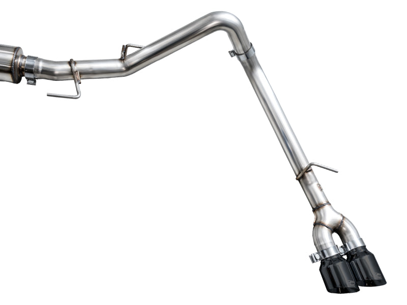 AWE 0FG Dual Diamond Black Tips Exhaust | Toyota Tundra (22-26) (3015-33063)