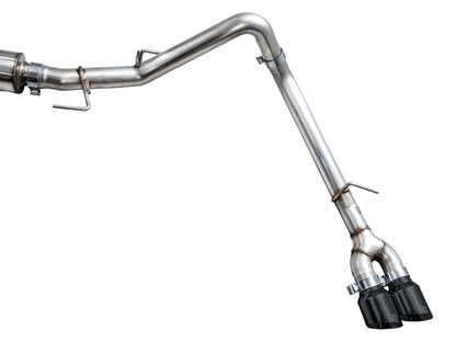 AWE 0FG Dual Diamond Black Tips Exhaust | Toyota Tundra (22-26) (3015-33063)