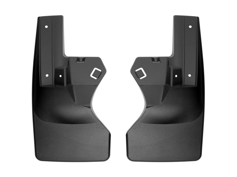 WeatherTech Rear MudFlaps (2PC, Black): Jeep Gladiator 2020 - 2025